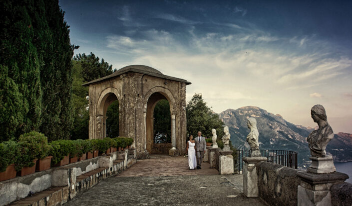 foto matrimonio villa cimbrone